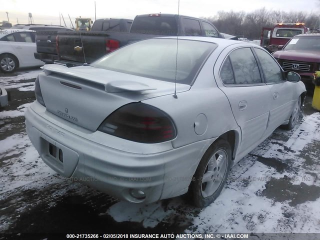 1G2NF52F12C271187 - 2002 PONTIAC GRAND AM SE1 SILVER photo 4