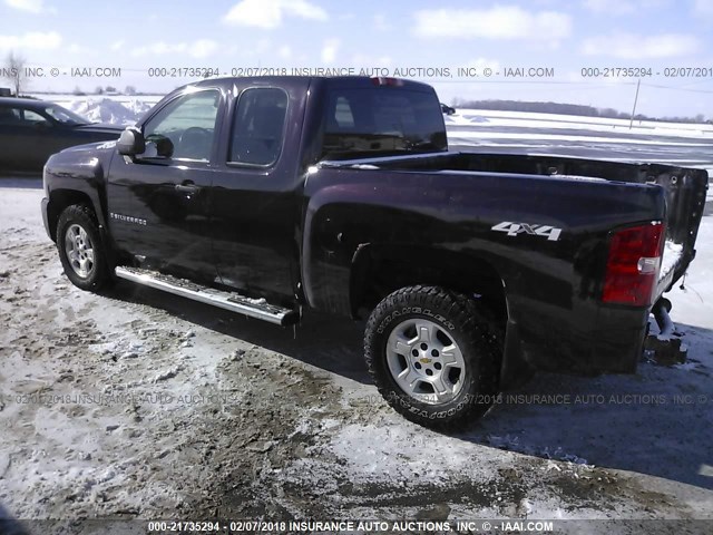 1GCEK19J38Z164013 - 2008 CHEVROLET SILVERADO K1500 BURGUNDY photo 3