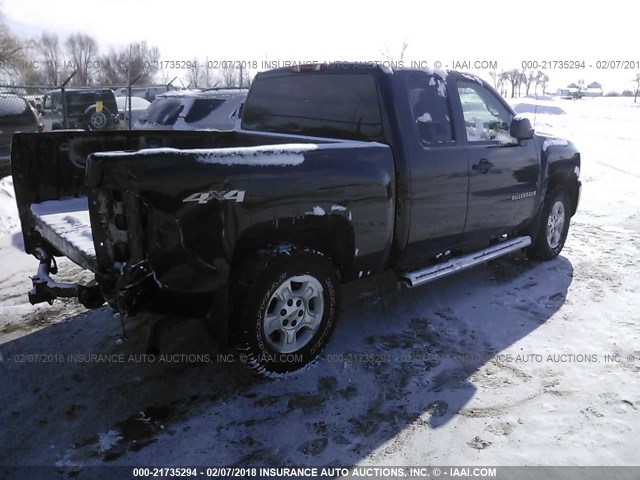 1GCEK19J38Z164013 - 2008 CHEVROLET SILVERADO K1500 BURGUNDY photo 4