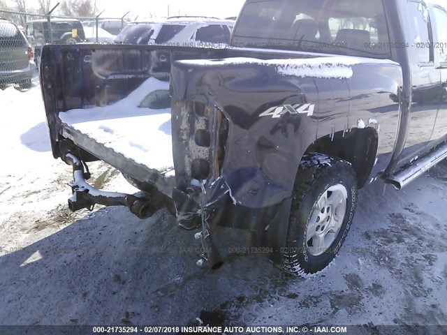 1GCEK19J38Z164013 - 2008 CHEVROLET SILVERADO K1500 BURGUNDY photo 6