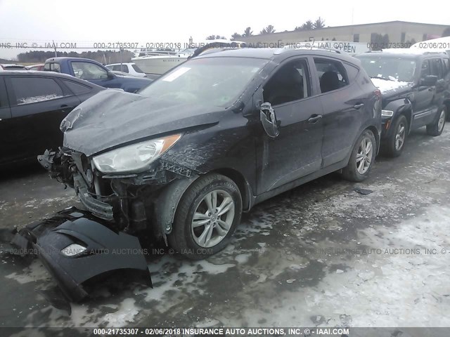 KM8JUCAC4DU643657 - 2013 HYUNDAI TUCSON GLS/LIMITED 黑色 照片 2