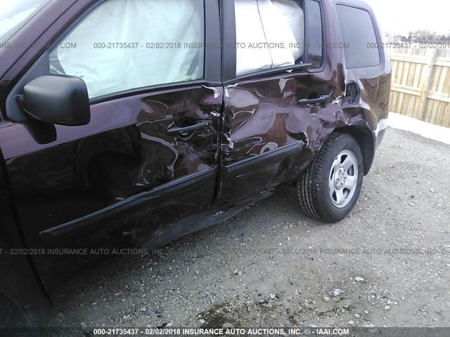 5FNYF4H22EB044380 - 2014 HONDA PILOT LX MAROON photo 6