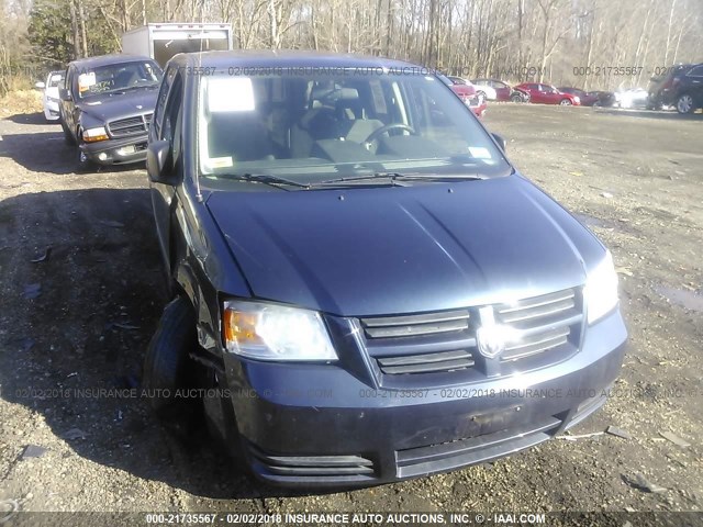 1D8HN44H58B194943 - 2008 DODGE GRAND CARAVAN SE Dark Blue photo 1