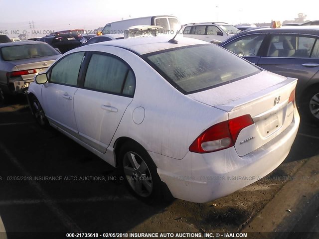 JHMFA362X9S018278 - 2009 HONDA CIVIC HYBRID WHITE photo 3