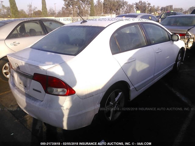 JHMFA362X9S018278 - 2009 HONDA CIVIC HYBRID WHITE photo 4