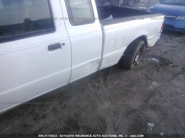 1FTYR14V8YTA81540 - 2000 FORD RANGER SUPER CAB WHITE photo 6