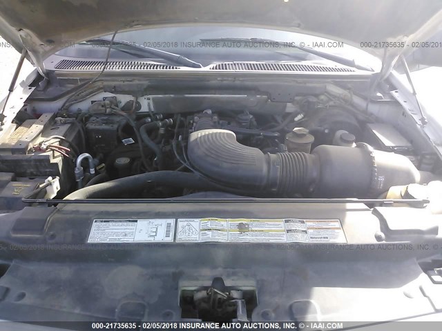 1FMRU15L0YLC08423 - 2000 FORD EXPEDITION XLT 银色 照片 10