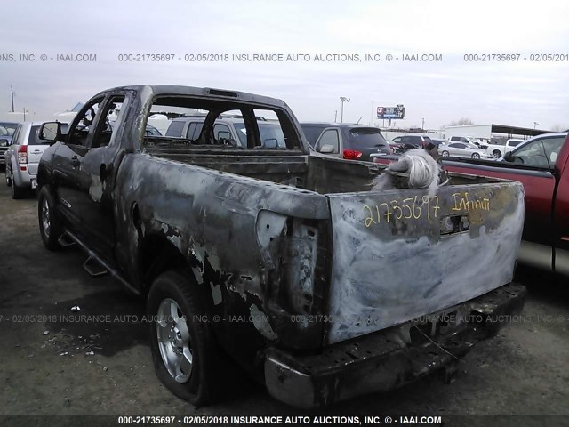 5TFRT54197X011711 - 2007 TOYOTA TUNDRA DOUBLE CAB SR5 BLACK photo 3