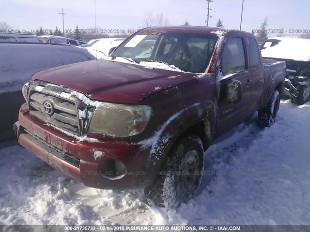 5TEUU42N77Z423044 - 2007 TOYOTA TACOMA ACCESS CAB Rot Foto 2