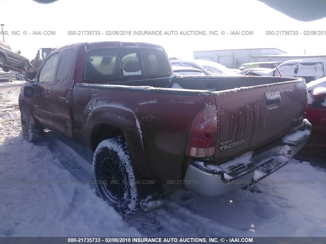 5TEUU42N77Z423044 - 2007 TOYOTA TACOMA ACCESS CAB Rot Foto 3