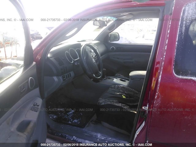 5TEUU42N77Z423044 - 2007 TOYOTA TACOMA ACCESS CAB Rot Foto 5