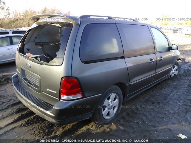 2FMZA57255BA59037 - 2005 FORD FREESTAR SES GRAY photo 4