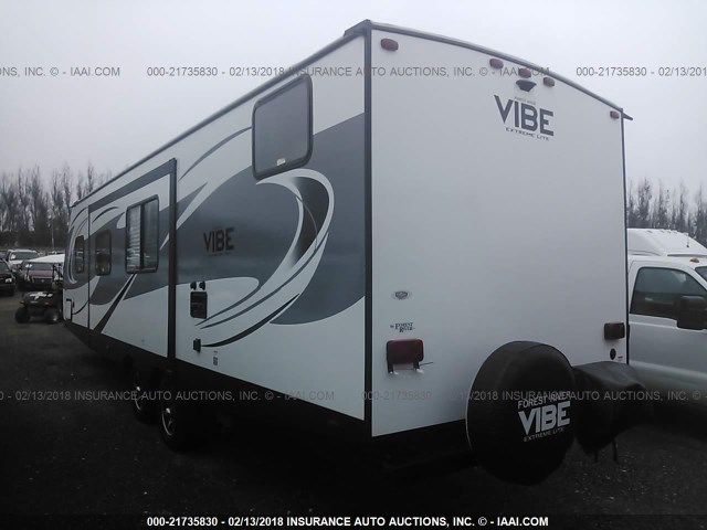 4X4TVBH28J4111917 - 2018 FOREST RIVER VIBE 315BHK  白色 照片 3
