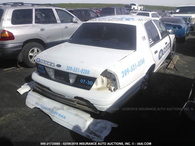 2FAHP71W67X143885 - 2007 FORD CROWN VICTORIA POLICE INTERCEPTOR WHITE photo 4