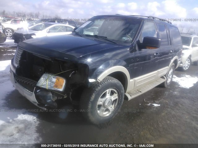 1FMFU18535LA40434 - 2005 FORD EXPEDITION EDDIE BAUER BLACK photo 2