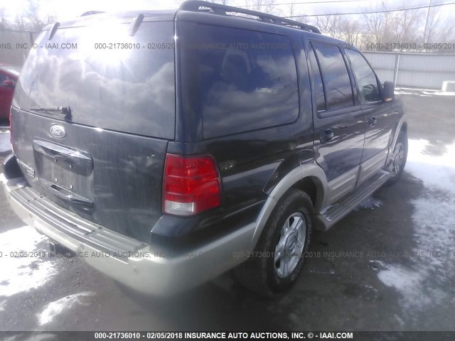 1FMFU18535LA40434 - 2005 FORD EXPEDITION EDDIE BAUER BLACK photo 4