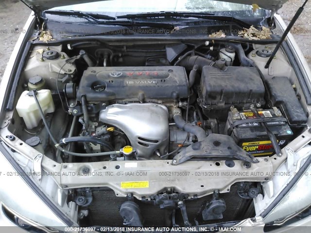 4T1BE32K54U331774 - 2004 TOYOTA CAMRY LE/XLE/SE 金色 照片 10