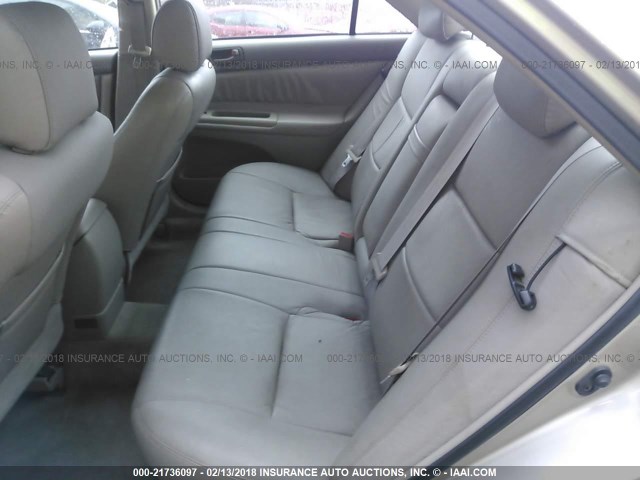 4T1BE32K54U331774 - 2004 TOYOTA CAMRY LE/XLE/SE 金色 照片 8