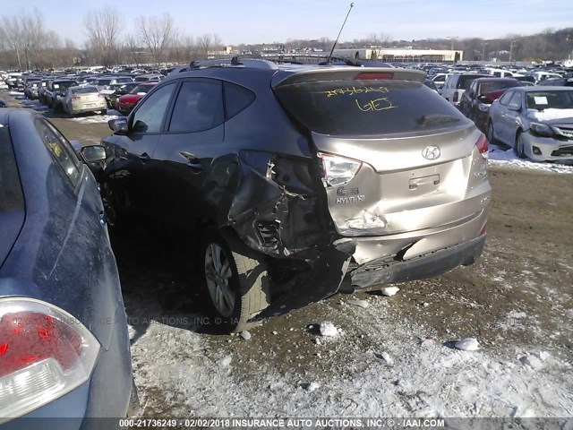 KM8JUCACXCU491821 - 2012 HYUNDAI TUCSON GLS/LIMITED TAN photo 3