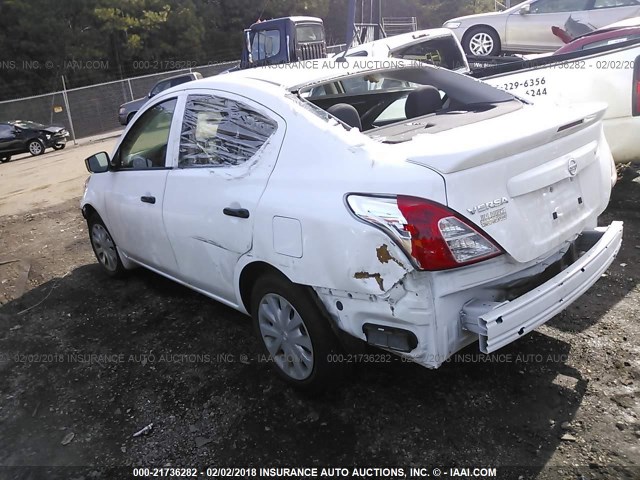 3N1CN7AP3HL867347 - 2017 NISSAN VERSA S/S PLUS/SV/SL WHITE photo 3