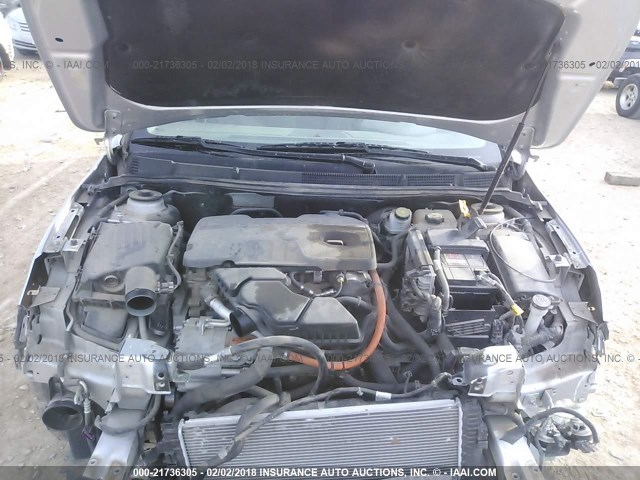 1G4GB5ER8CF360112 - 2012 BUICK LACROSSE CONVENIENCE SILVER photo 10