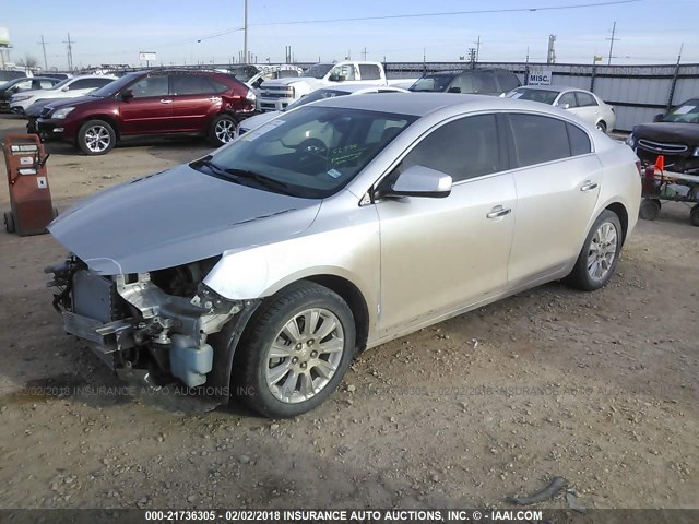 1G4GB5ER8CF360112 - 2012 BUICK LACROSSE CONVENIENCE SILVER photo 2