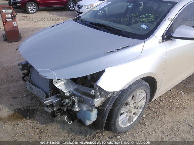 1G4GB5ER8CF360112 - 2012 BUICK LACROSSE CONVENIENCE SILVER photo 6