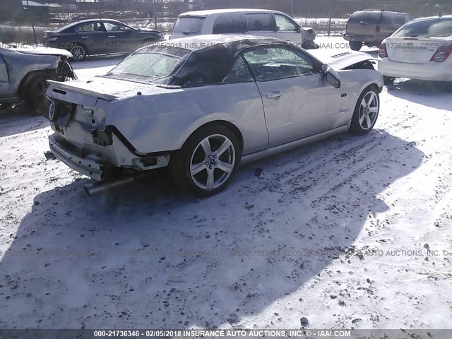 1ZVBP8FF6D5223647 - 2013 FORD MUSTANG GT SILVER photo 4