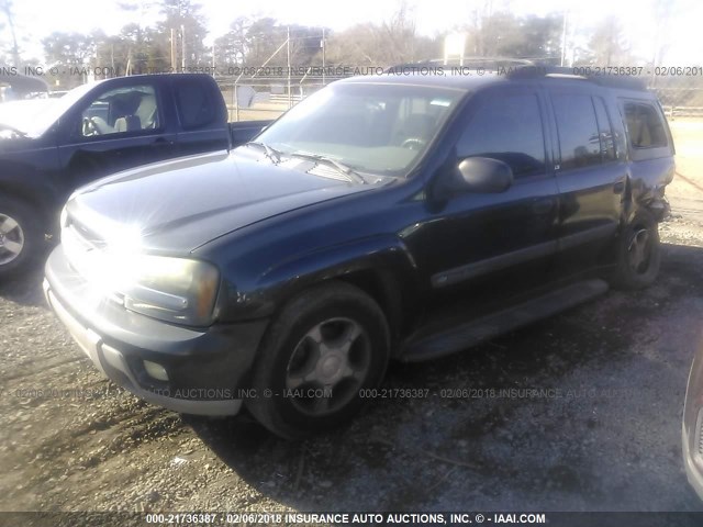 1GNES16S246100397 - 2004 CHEVROLET TRAILBLAZER EXT LS/EXT LT GRAY photo 2