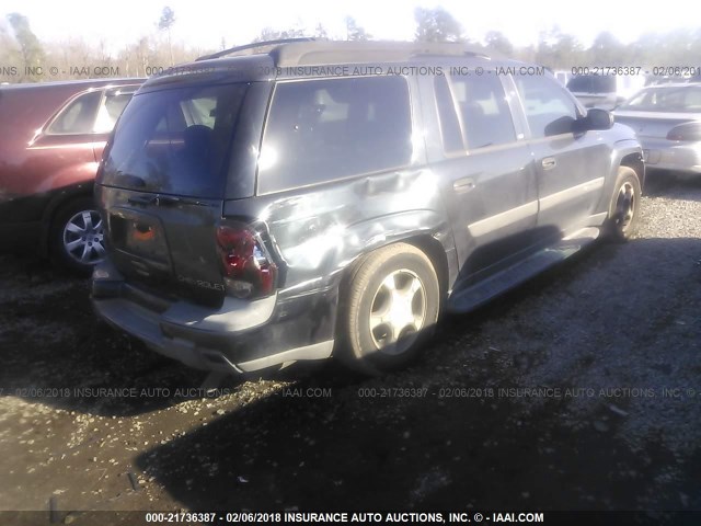 1GNES16S246100397 - 2004 CHEVROLET TRAILBLAZER EXT LS/EXT LT GRAY photo 4