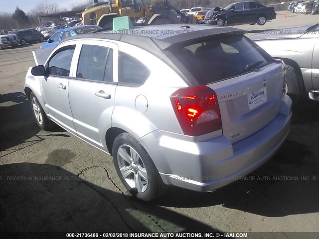 1B3CB3HA2BD257020 - 2011 DODGE CALIBER MAINSTREET SILVER photo 3