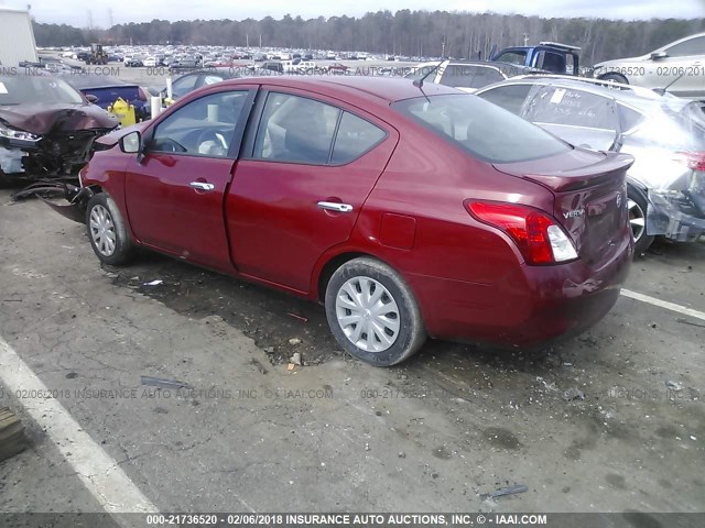 3N1CN7AP3FL943355 - 2015 NISSAN VERSA S/S PLUS/SV/SL RED photo 3