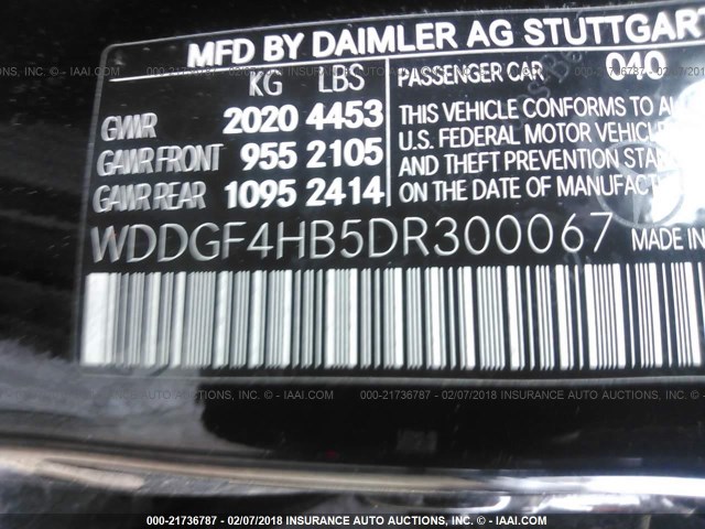 WDDGF4HB5DR300067 - 2013 MERCEDES-BENZ C 250 BLACK photo 9