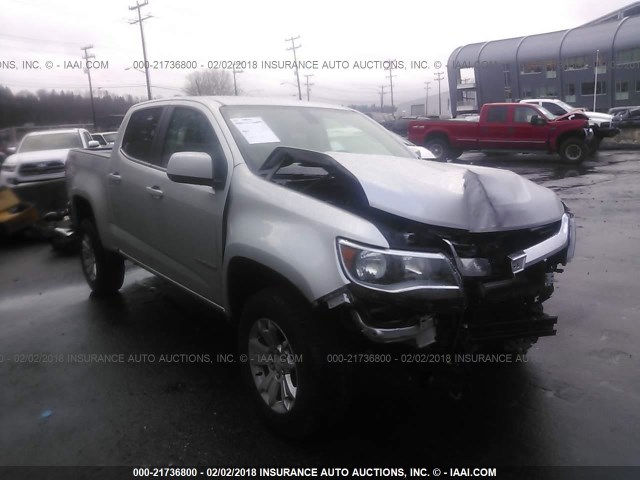 1GCGTCEN7H1219409 - 2017 CHEVROLET COLORADO LT SILVER photo 1