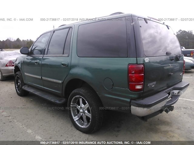 1FMPU16L1YLA96365 - 2000 FORD EXPEDITION XLT Yaşıl foto 3