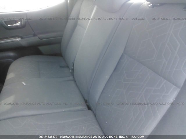 3TMDZ5BN6HM016273 - 2017 TOYOTA TACOMA DBL CAB/SR5/TRD SPORT/OR GRAY photo 8