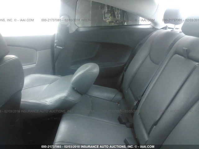 KMHDH6AE9DU001133 - 2013 HYUNDAI ELANTRA COUPE GS/SE SILVER photo 8