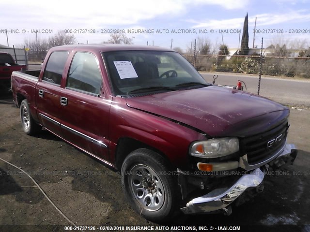 2GTEC13V671166158 - 2007 GMC NEW SIERRA C1500 MAROON photo 1