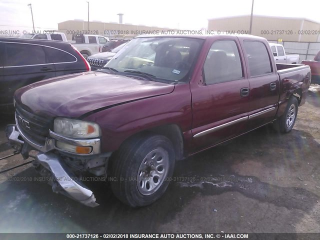 2GTEC13V671166158 - 2007 GMC NEW SIERRA C1500 MAROON photo 2