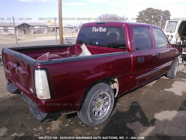 2GTEC13V671166158 - 2007 GMC NEW SIERRA C1500 MAROON photo 4