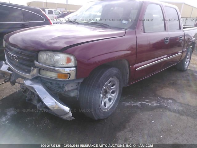 2GTEC13V671166158 - 2007 GMC NEW SIERRA C1500 MAROON photo 6