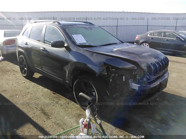 1C4PJMAS5HW580227 - 2017 JEEP CHEROKEE SPORT GRAY photo 1