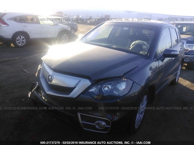 5J8TB1H53BA003695 - 2011 ACURA RDX TECHNOLOGY GOLD photo 2