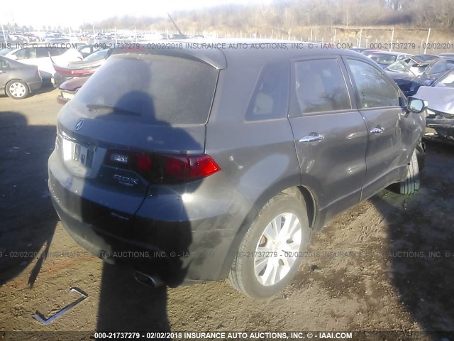 5J8TB1H53BA003695 - 2011 ACURA RDX TECHNOLOGY GOLD photo 4