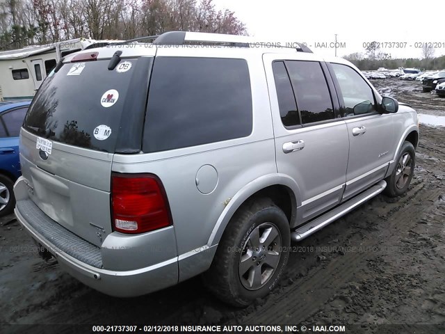 1FMZU75W65UA75993 - 2005 FORD EXPLORER LIMITED GRAY photo 4