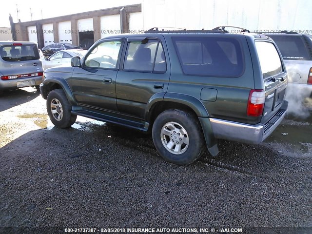 JT3GN86RXY0180057 - 2000 TOYOTA 4RUNNER SR5 GREEN photo 3