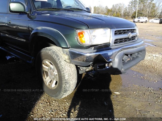 JT3GN86RXY0180057 - 2000 TOYOTA 4RUNNER SR5 GREEN photo 6