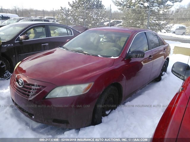 4T4BE46K69R079367 - 2009 TOYOTA CAMRY SE/LE/XLE RED photo 2