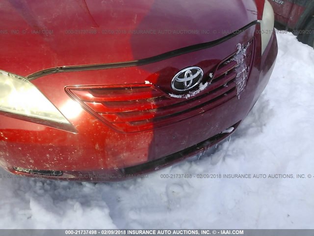 4T4BE46K69R079367 - 2009 TOYOTA CAMRY SE/LE/XLE 红色 照片 6