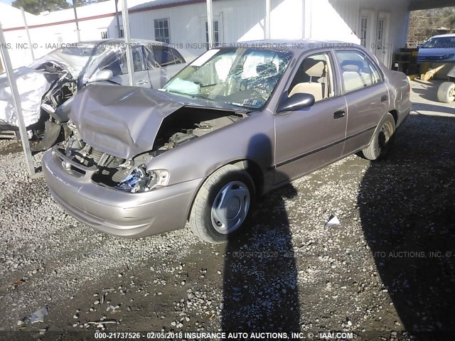 2T1BR12E7WC081400 - 1998 TOYOTA COROLLA VE/CE/LE GRAY photo 2